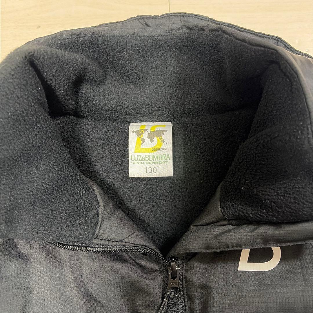 ルースイソンブラ　ハーフコート　中綿アウター　黒　130cm