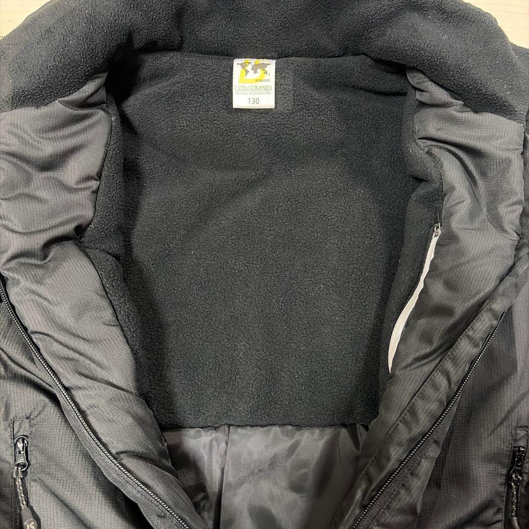 ルースイソンブラ　ハーフコート　中綿アウター　黒　130cm