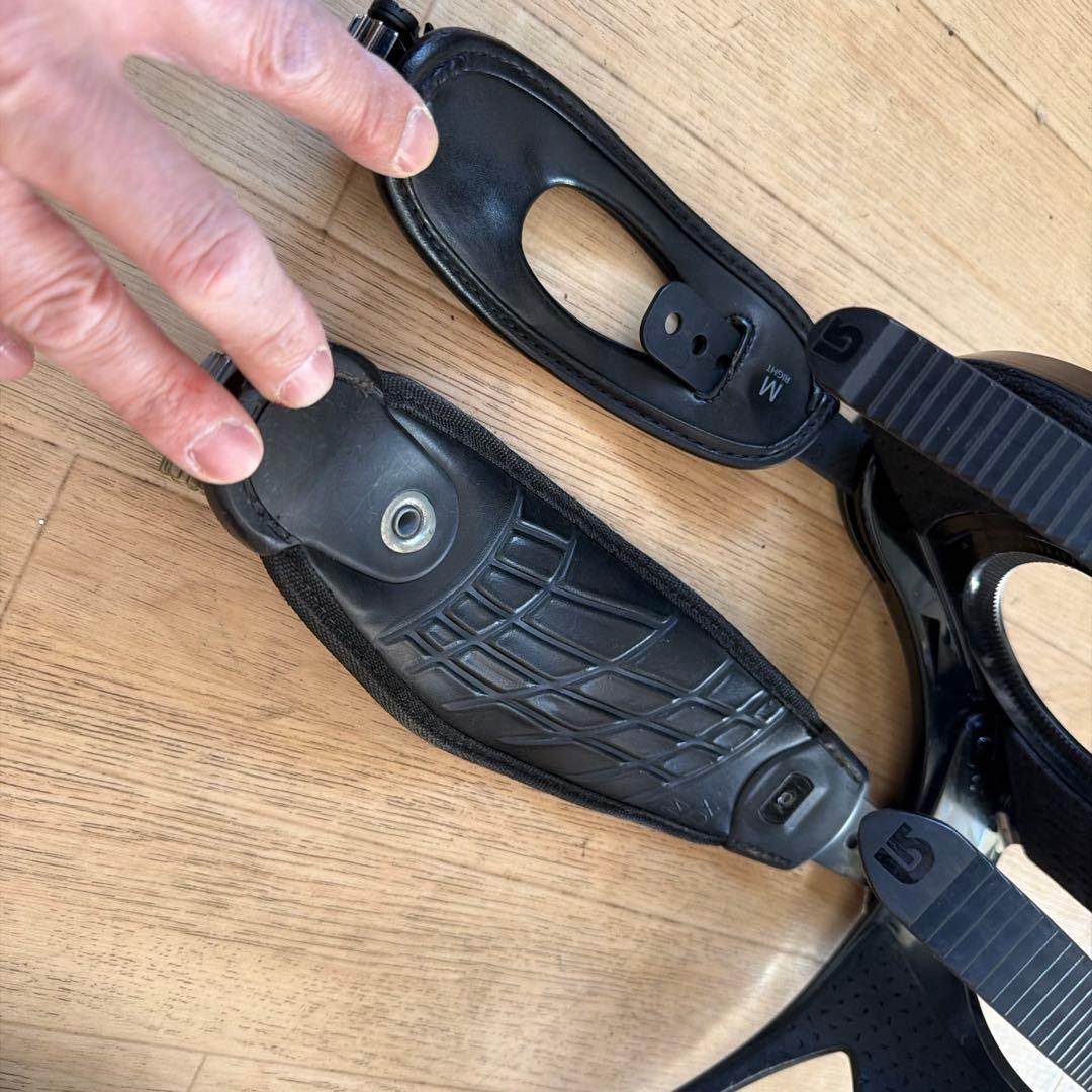 3D、4×4対応！ BURTON 旧丸ディスク ビンディング M's M サイズ