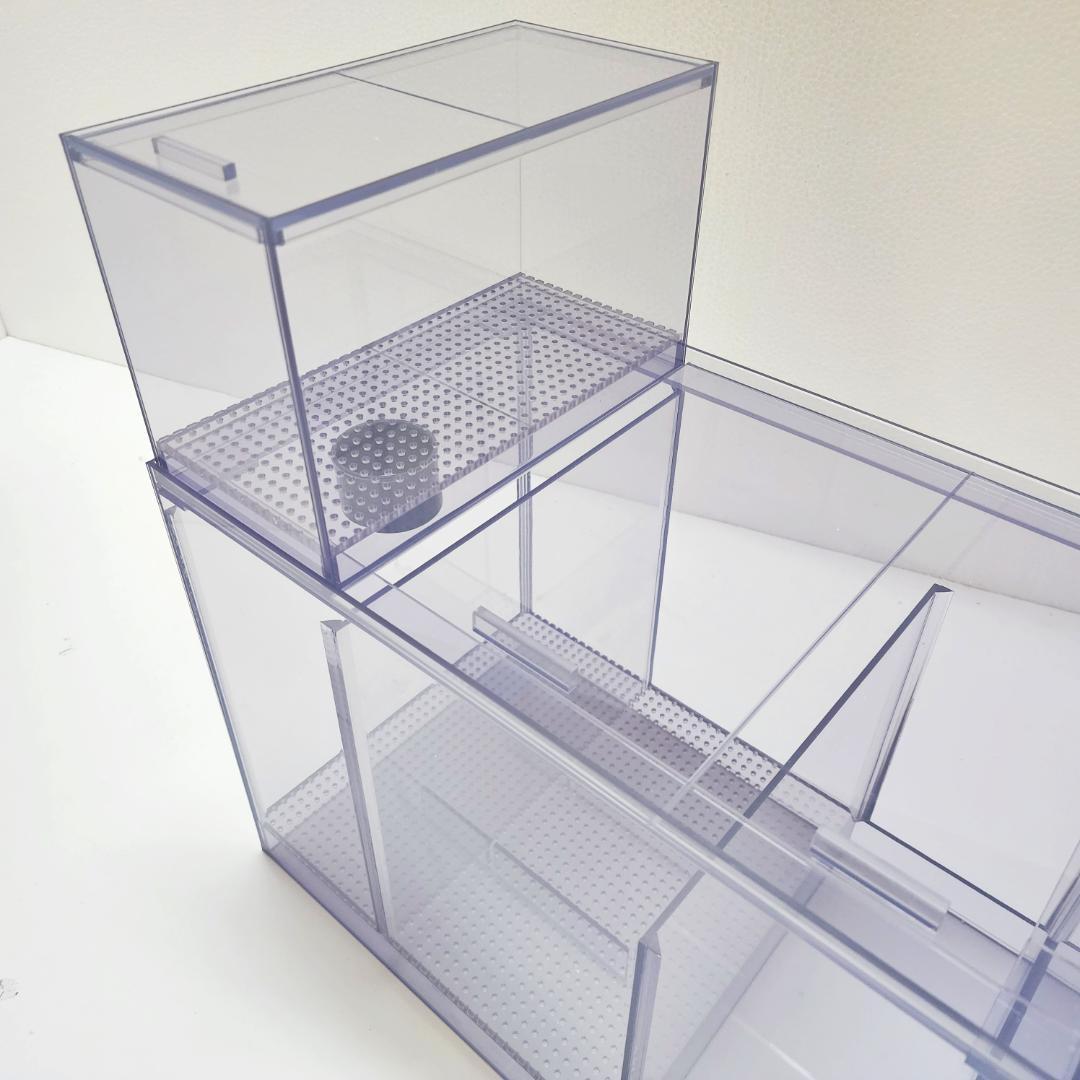 □国産3層式濾過槽□400×250×300h□オーバーフロー水槽用□