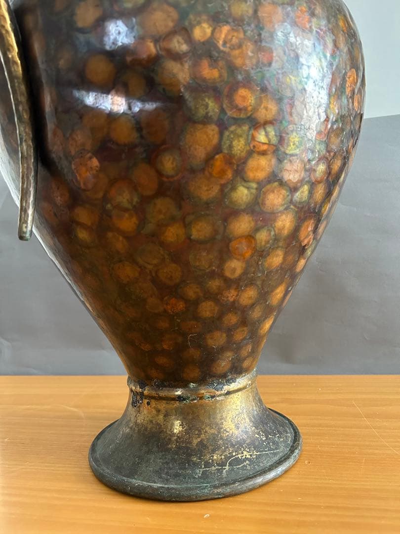 イタリア　アンティーク　真鍮　花瓶　水差し　花器　フラワーベース　壺　ピッチャー