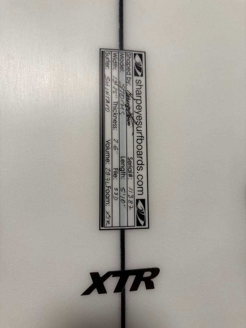 【値下げ】Sharp Eye ストームズ 5'10\"(29.7L) XTR