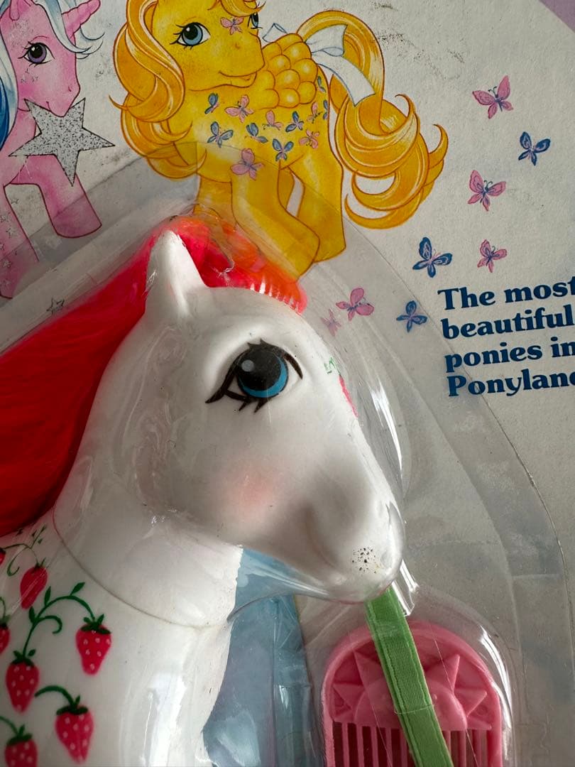 1986年マイリトルポニー  ヴィンテージ 当時物いちごナイルパーチ　ムチャチャ