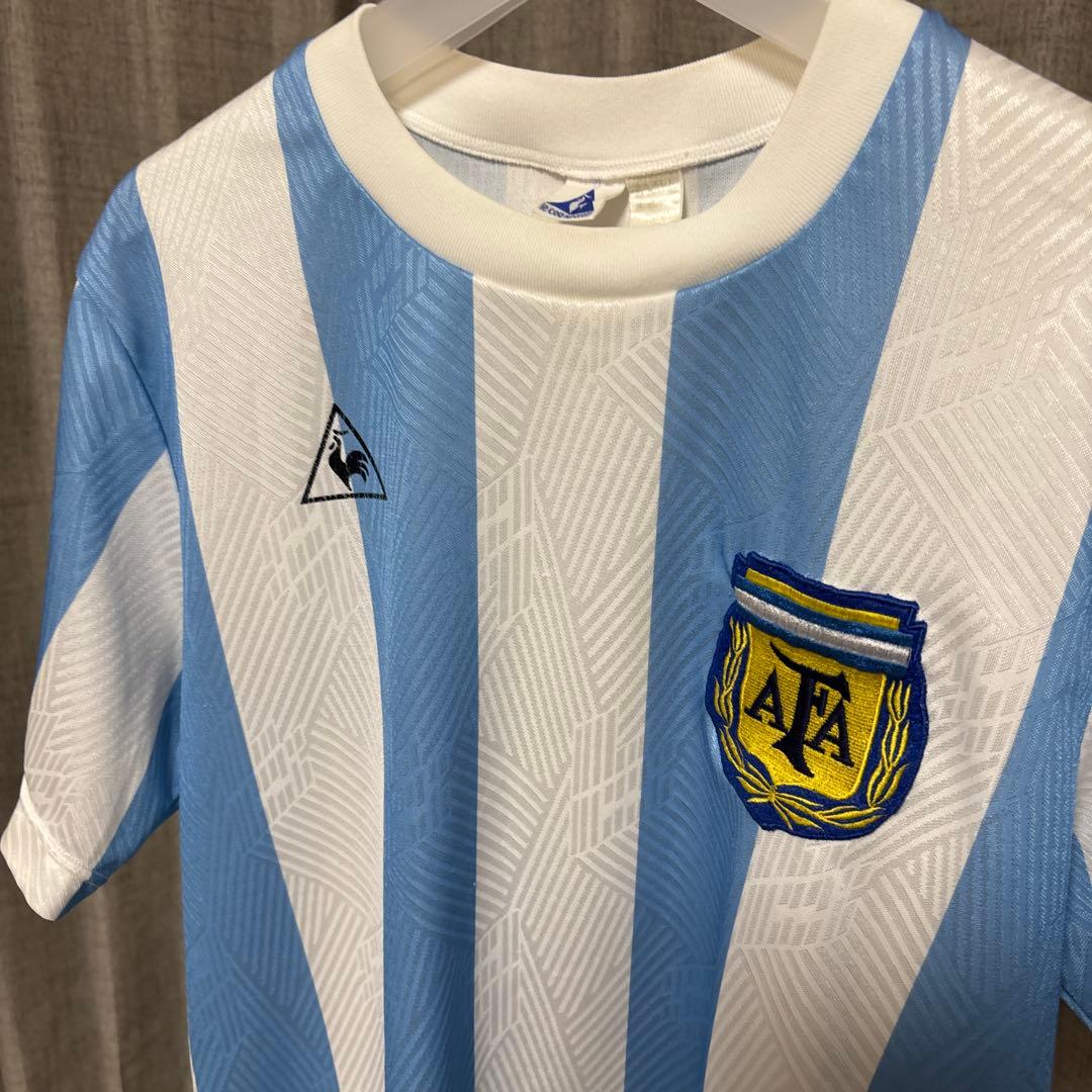 【貴重】アルゼンチン代表ユニフォーム　86ワールドカップ優勝　ルコック復刻モデル