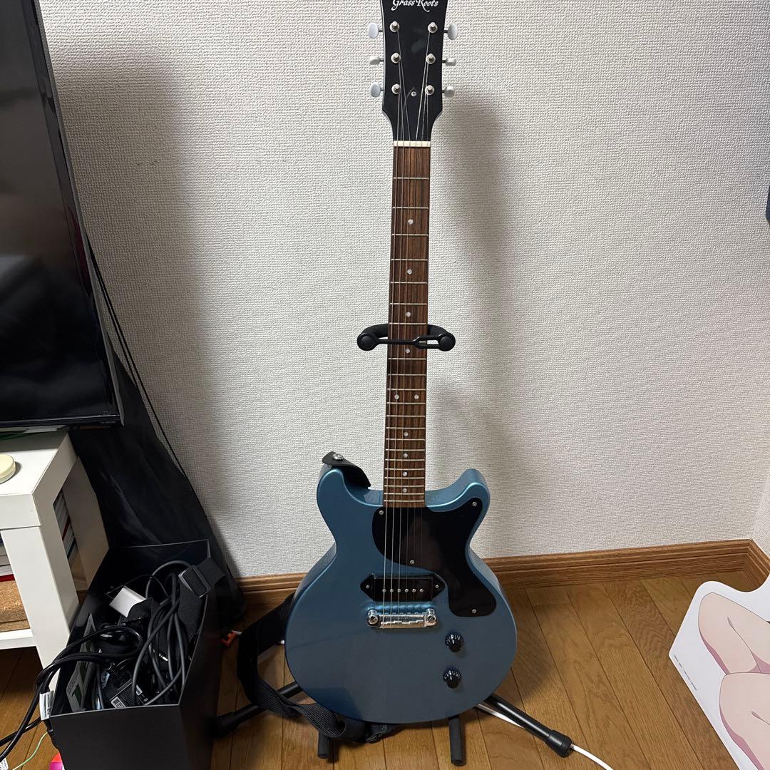 Grassroots エレキギター ブルー ぼっち・ざ・ろっく！ 喜多郁代