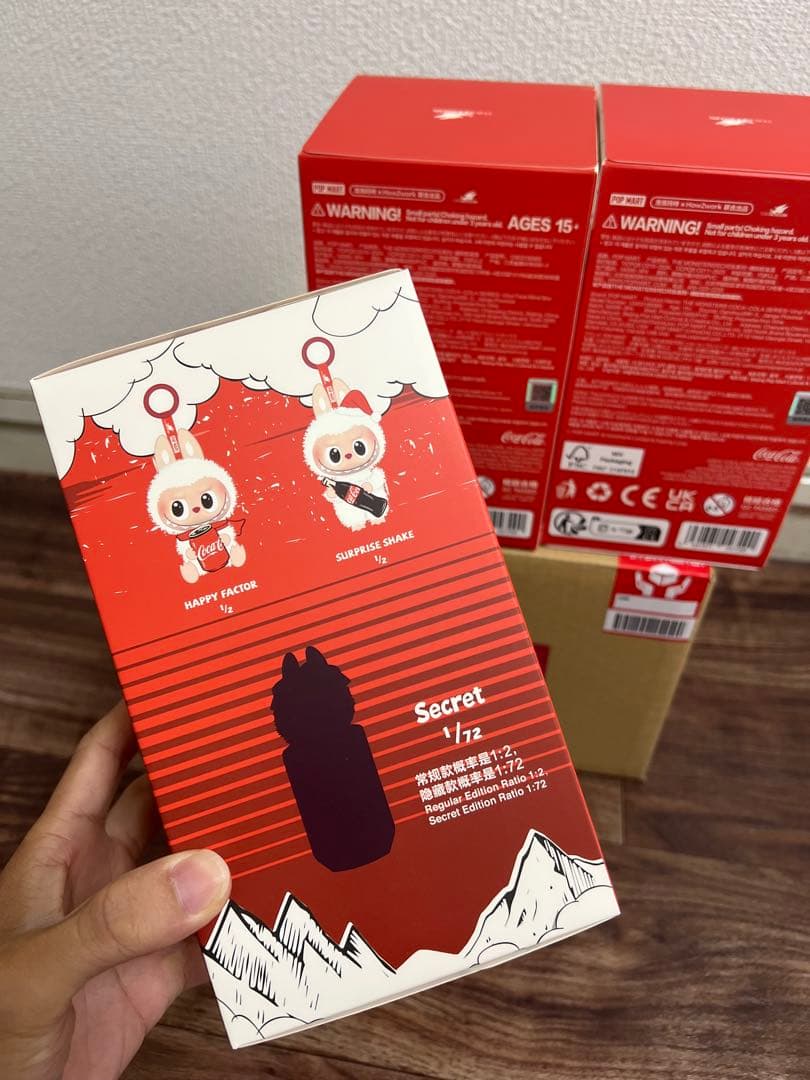 ラブブ　LABUBU コカコーラ ぬいぐるみ POP MART ポップマート
