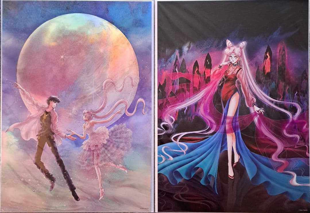 セーラームーンミュージアム　オーロラポスター　うさぎ　衛　ブラックレディ