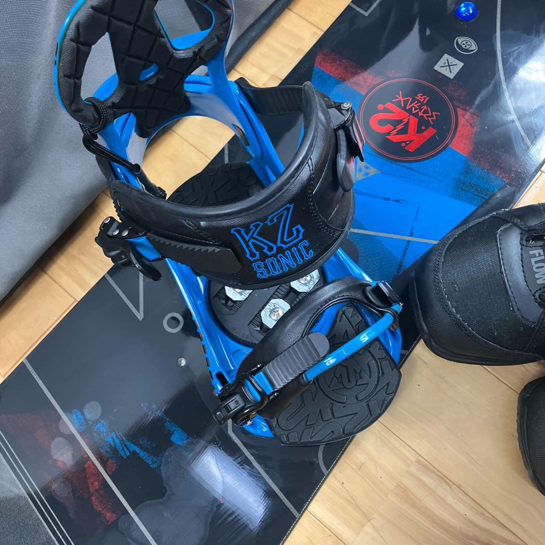 豪華フルセット・即乗りK2スノーボード＋FLOWブーツ＋LEEDキャリーバッグ