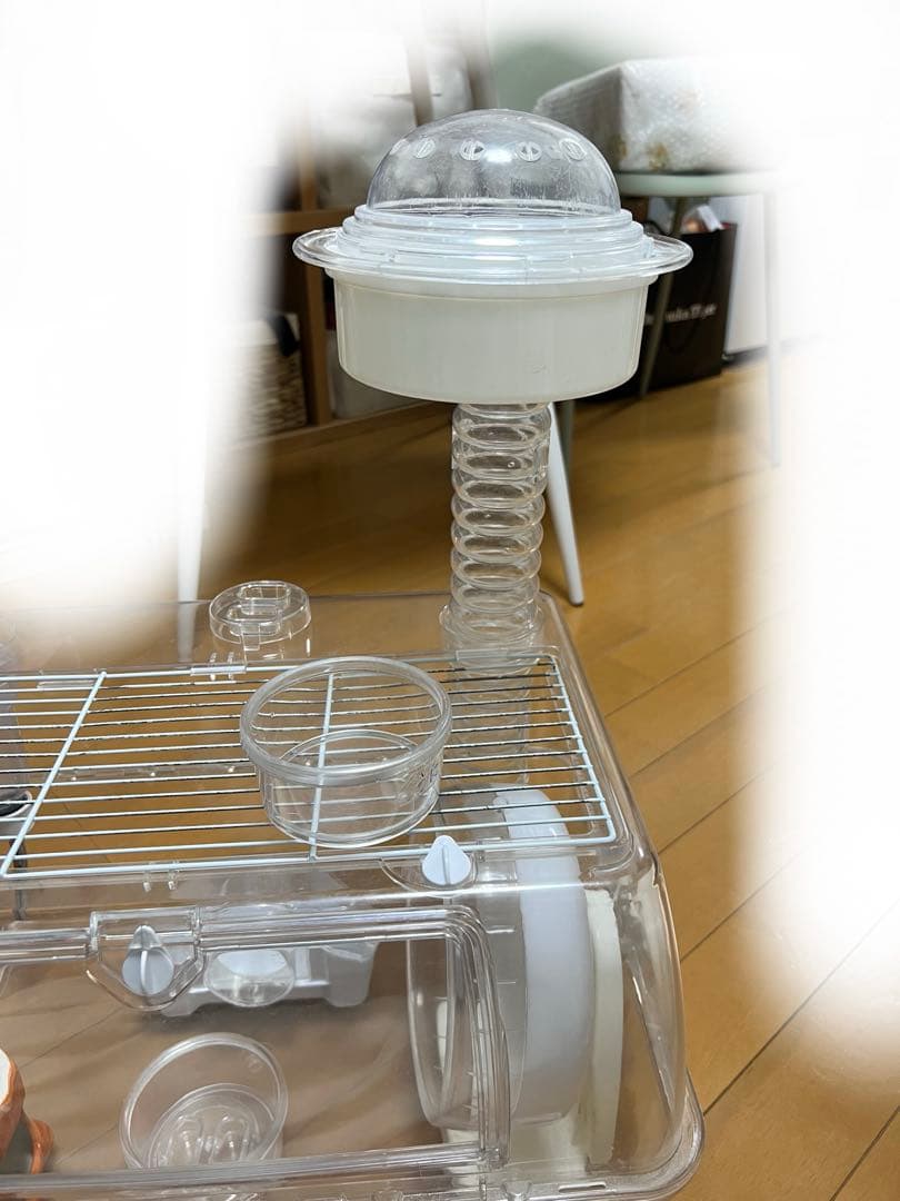 【お得なセット】ルーミィ60 回し車、トイレなど付/ハムスター　ケージ