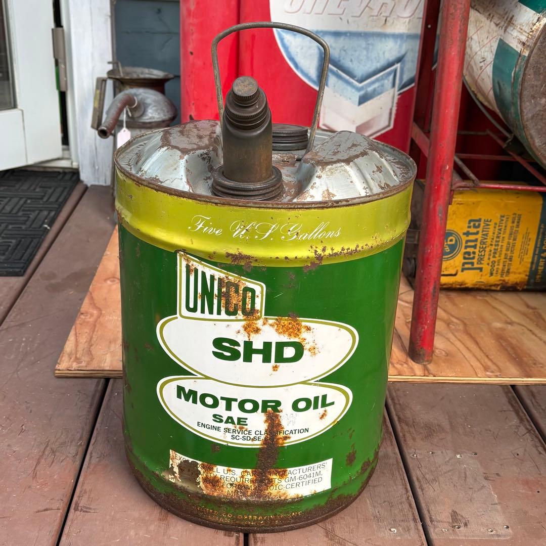 USA VINTAGE 1970s UNICO 5ガロン缶