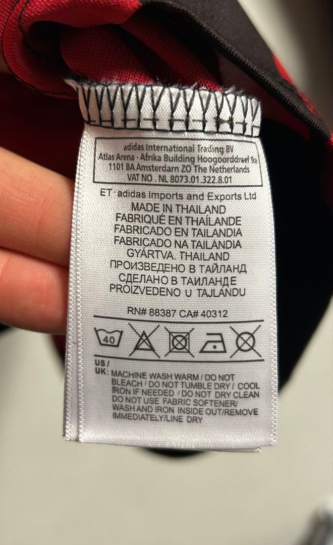 09/10ホームACミラン　ロナウジーニョ　長袖ユニフォーム