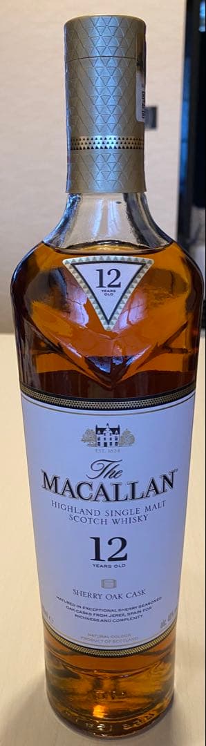 マッカラン12年　シェリーオークカスク