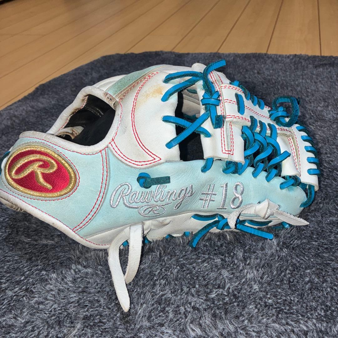 涌井秀章 実使用グローブ埼玉西武ライオンズ 18 ベストナイン年 激レア一点物