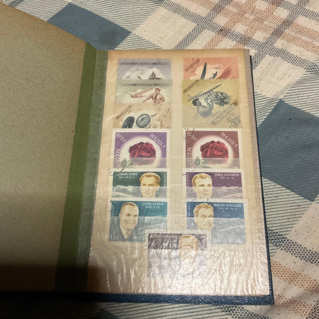 使用済み外国切手、ソビエト、中国、カナダ、アメリカ等、全233枚、【昭和レトロ】