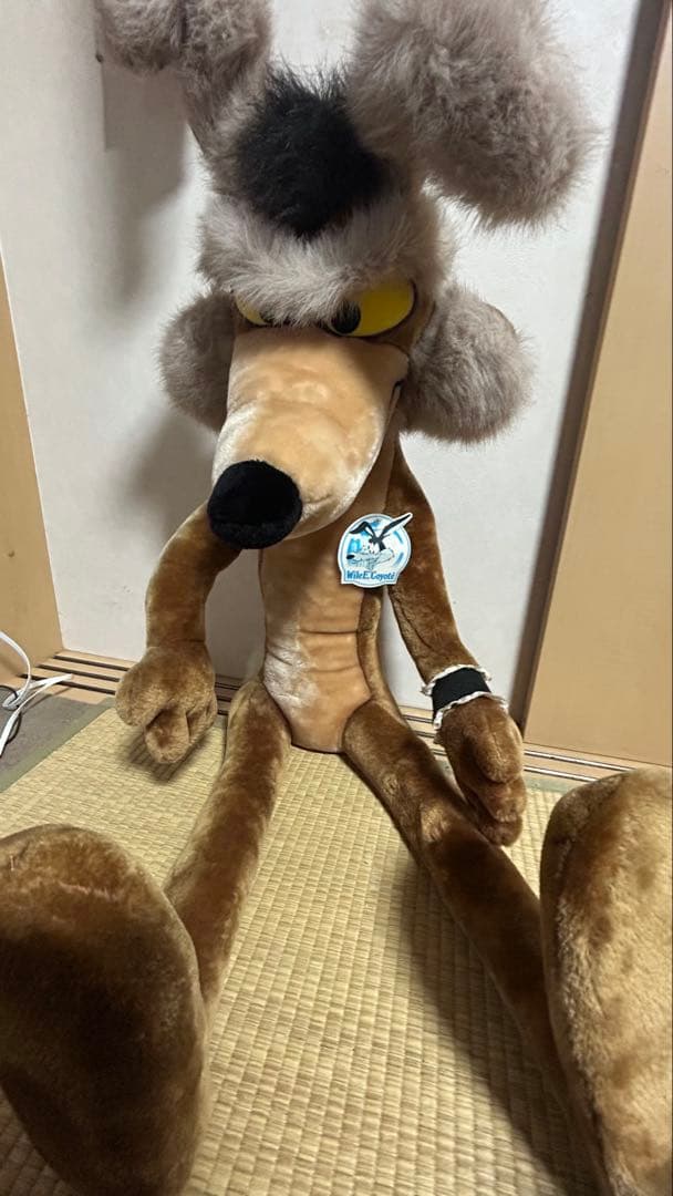 ワイリーコヨーテ ぬいぐるみ タグ付き