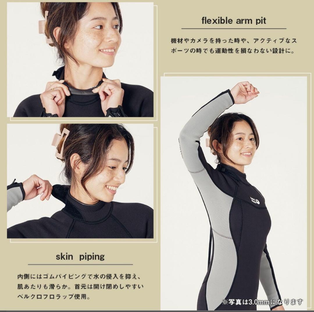 ウェットスーツ　フルスーツ 5mmMサイズ　レディース