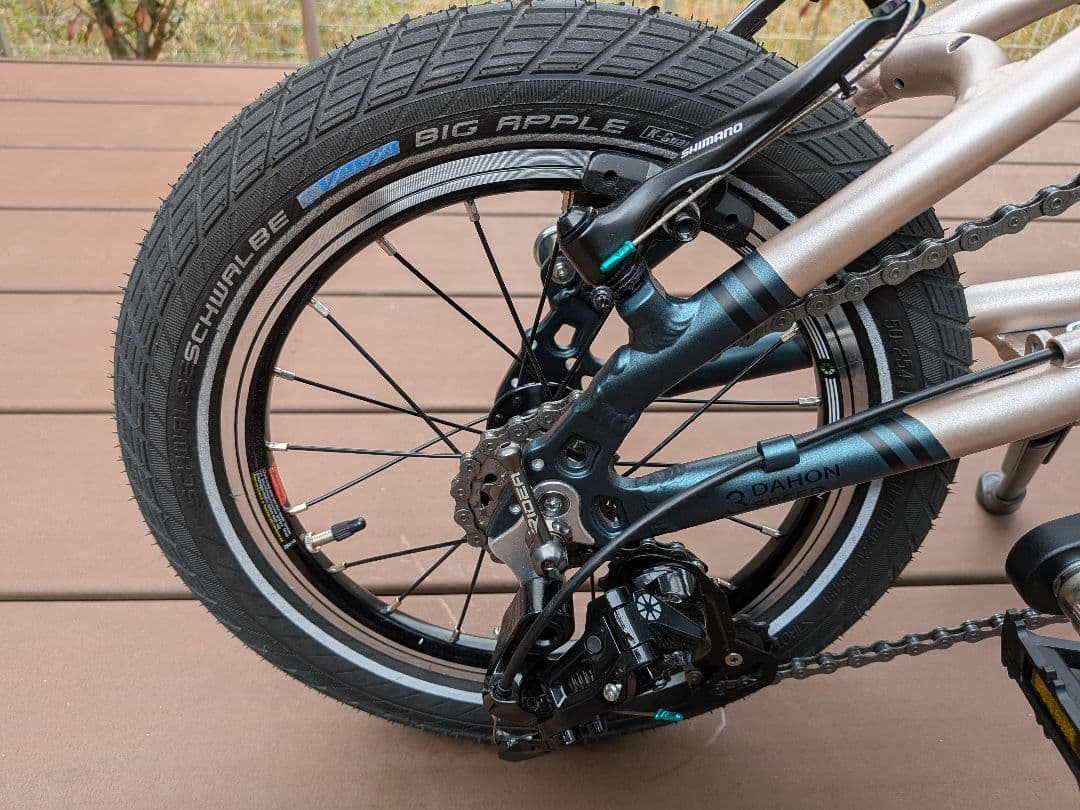 DAHON K3 カスタム ピーコックブルー