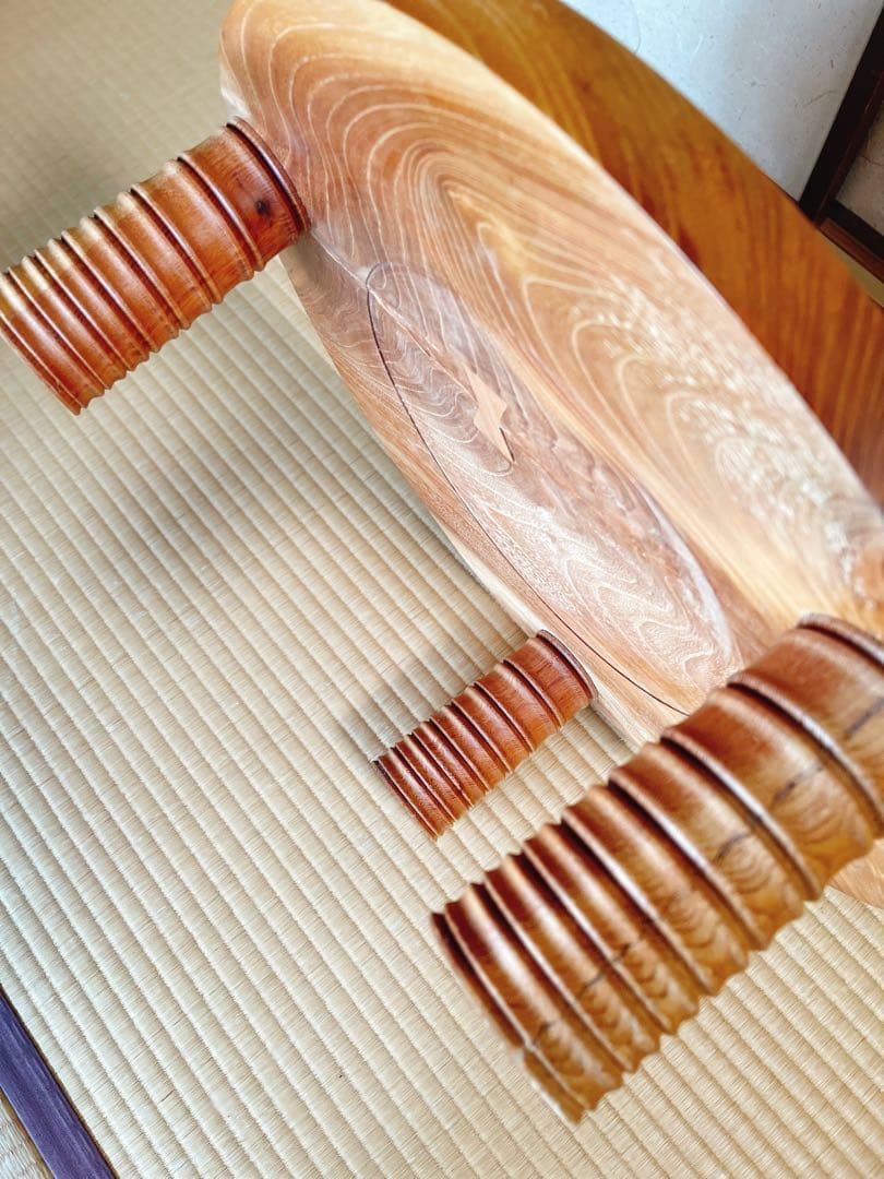 ちゃぶ台 天然木 円形 座卓 一枚板 和モダン お値下げ