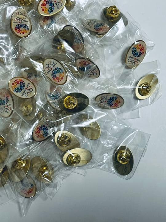 50個セット⭐️オリンピックピンバッジ招致楕円形五輪 Tokyo2020東京