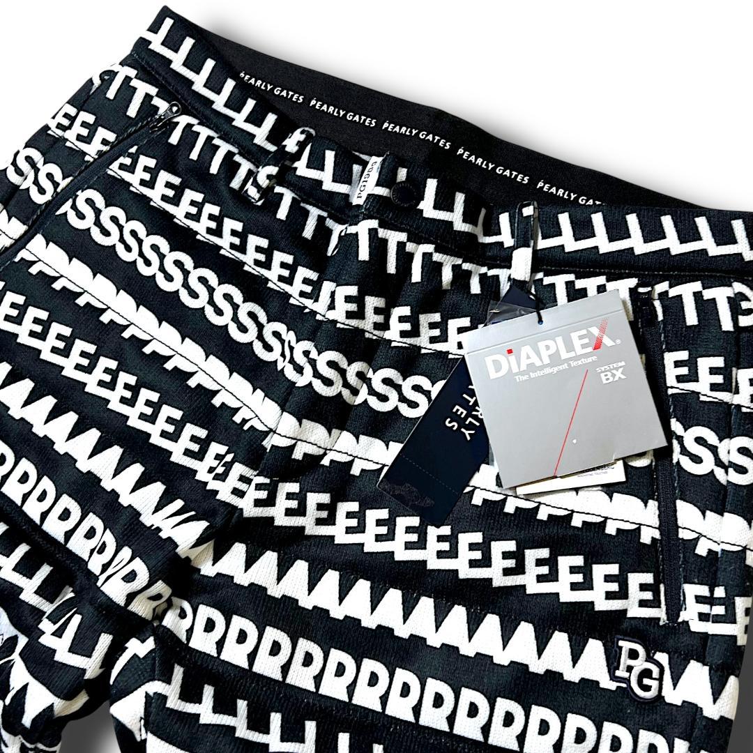 新品 パーリーゲイツ 裏起毛ミドルゲージ天竺*DiAPLEX中綿パンツ