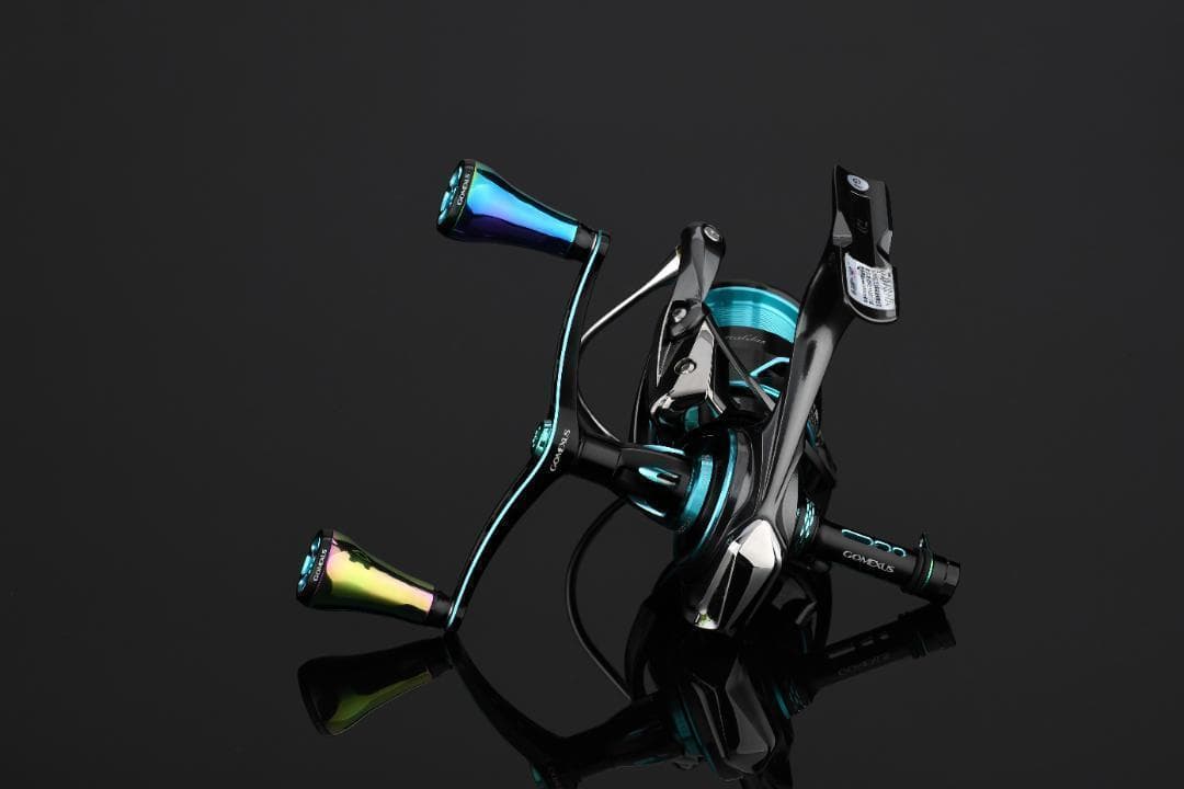 ゴメクサス　ダブルハンドル　98mm　チタンノブ　エメラルダスカラー