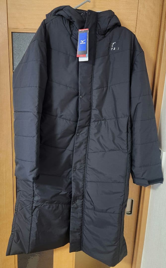 激安　新品　ミズノ　ブレスサーモ　ベンチコート　サイズL