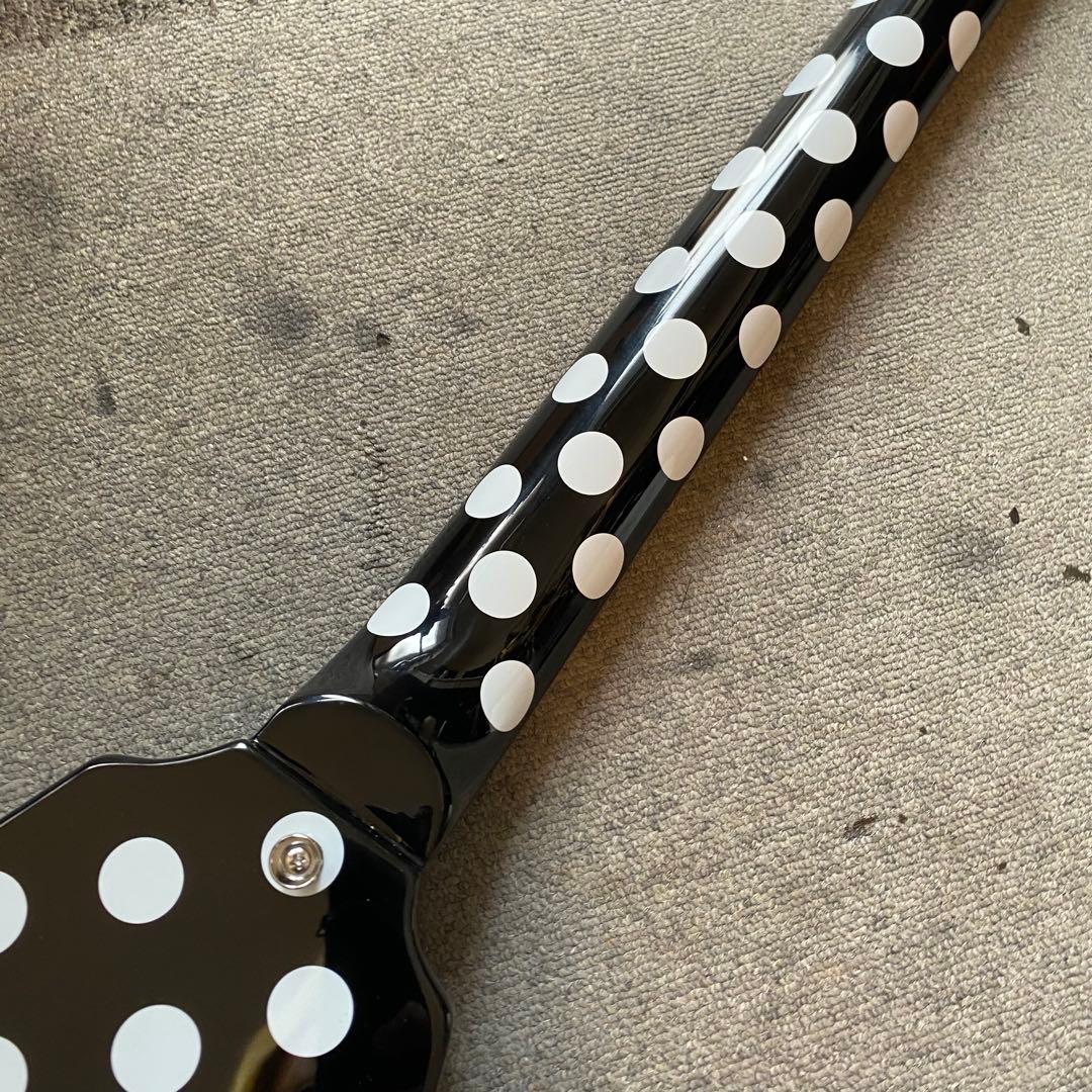 ノーブランド ポルカドット フライングVギター ランディーローズ コンポーネント