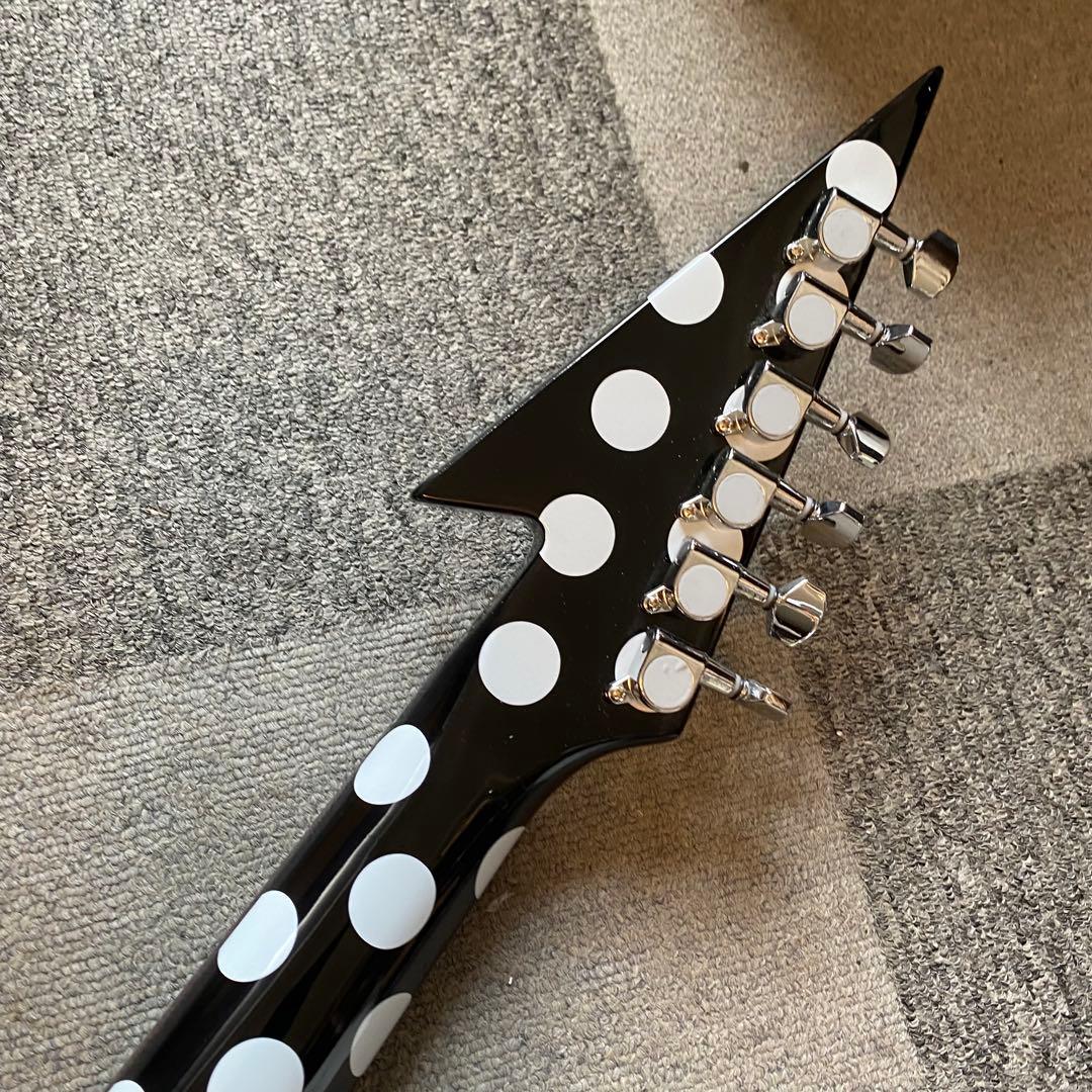 ノーブランド ポルカドット フライングVギター ランディーローズ コンポーネント