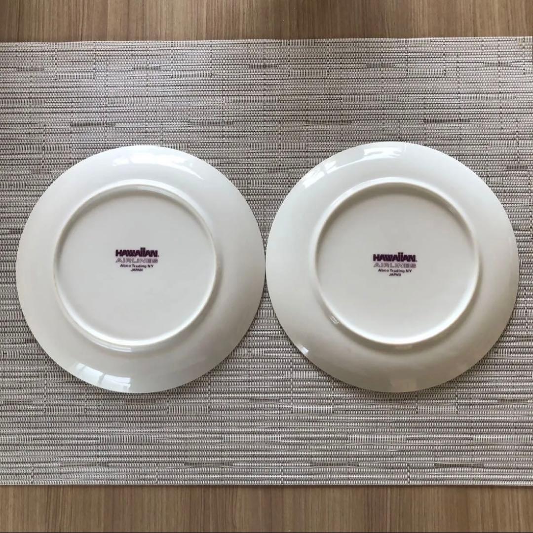 ハワイアン航空　HAWAIIAN AIRLINES お皿　２枚　希少　ハワイ