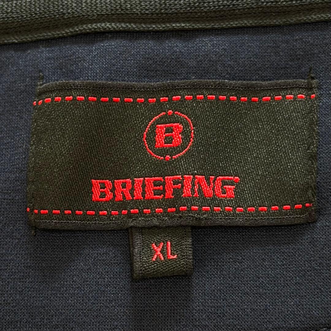 ブリーフィング　ジップパーカー　ゴルフウェア　エンボスロゴ　2024年製　XL