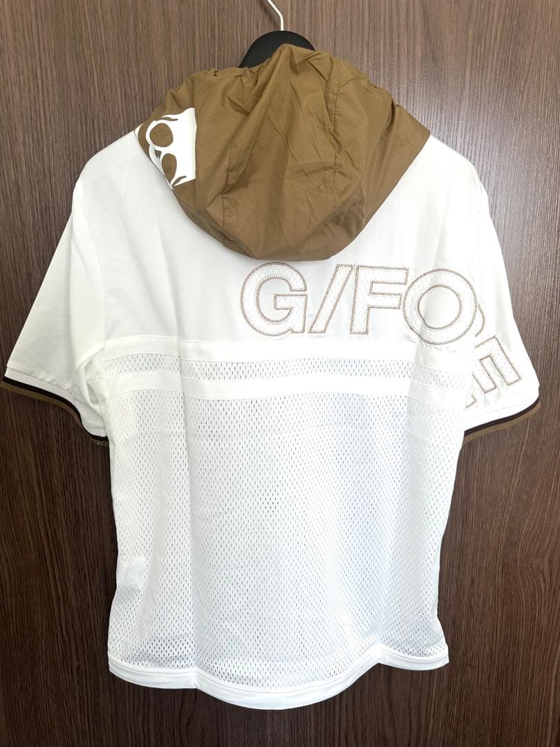 新品未使用☆新作☆G/FOREジーフォアメンズ半袖メッシュフーディーsizeXL