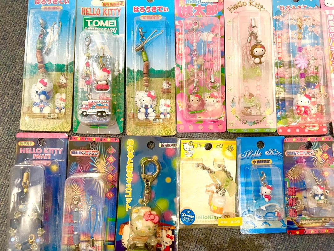 ヒ*マ様 サンリオ　ハローキティご当地マスコット　ストラップセット　まとめ　未開