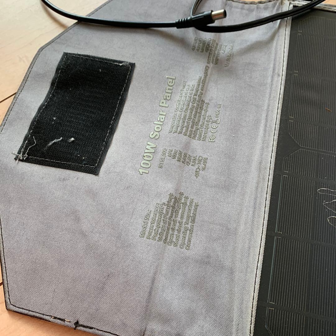 パネル一部破損Smart Tap ポータブル電源 ソーラーパネル対応