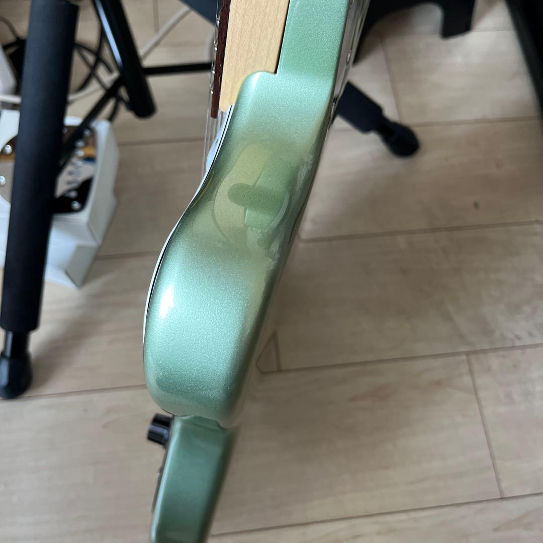 (4/25まで掲載)Momoseエレキギター ミントグリーン　ジャガー