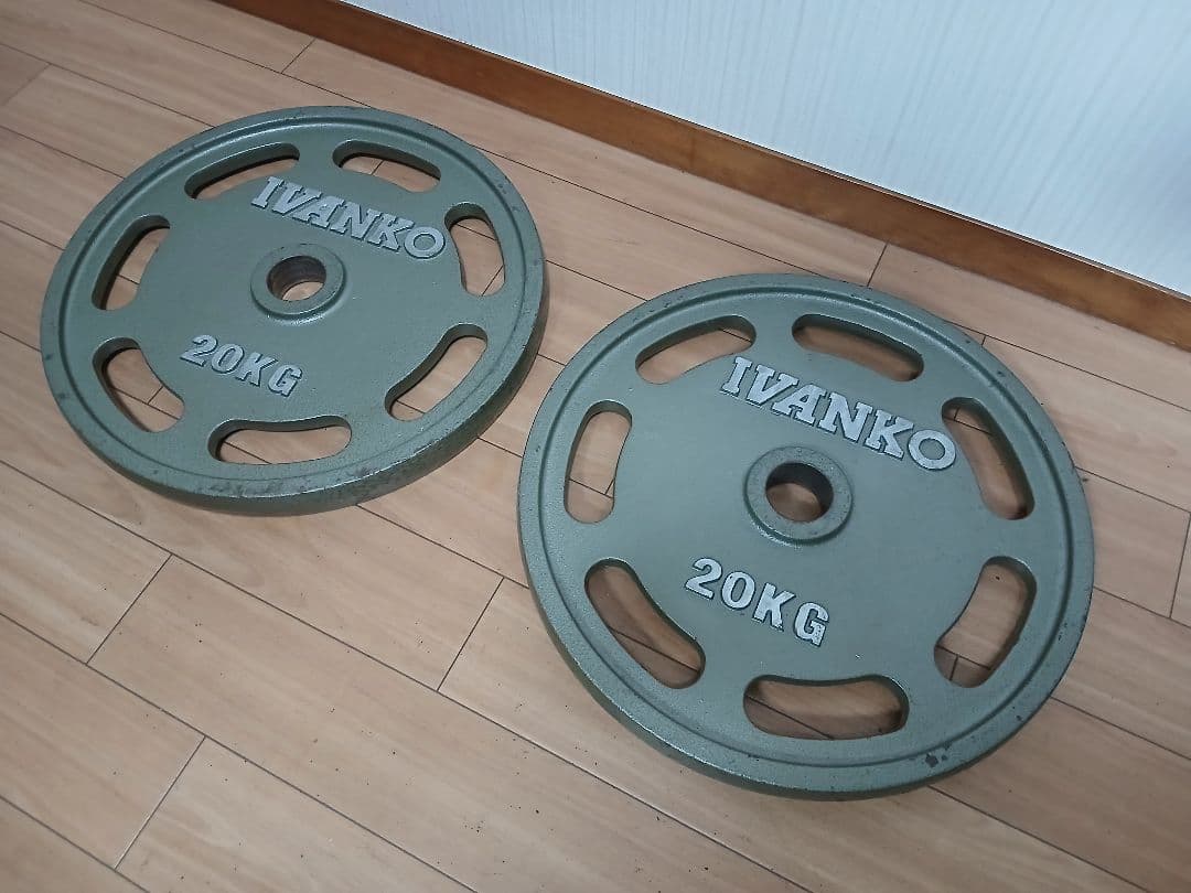 ②IVANKOイヴァンコ ラバープレー20kg x 1枚穴径50mm(同時購入)