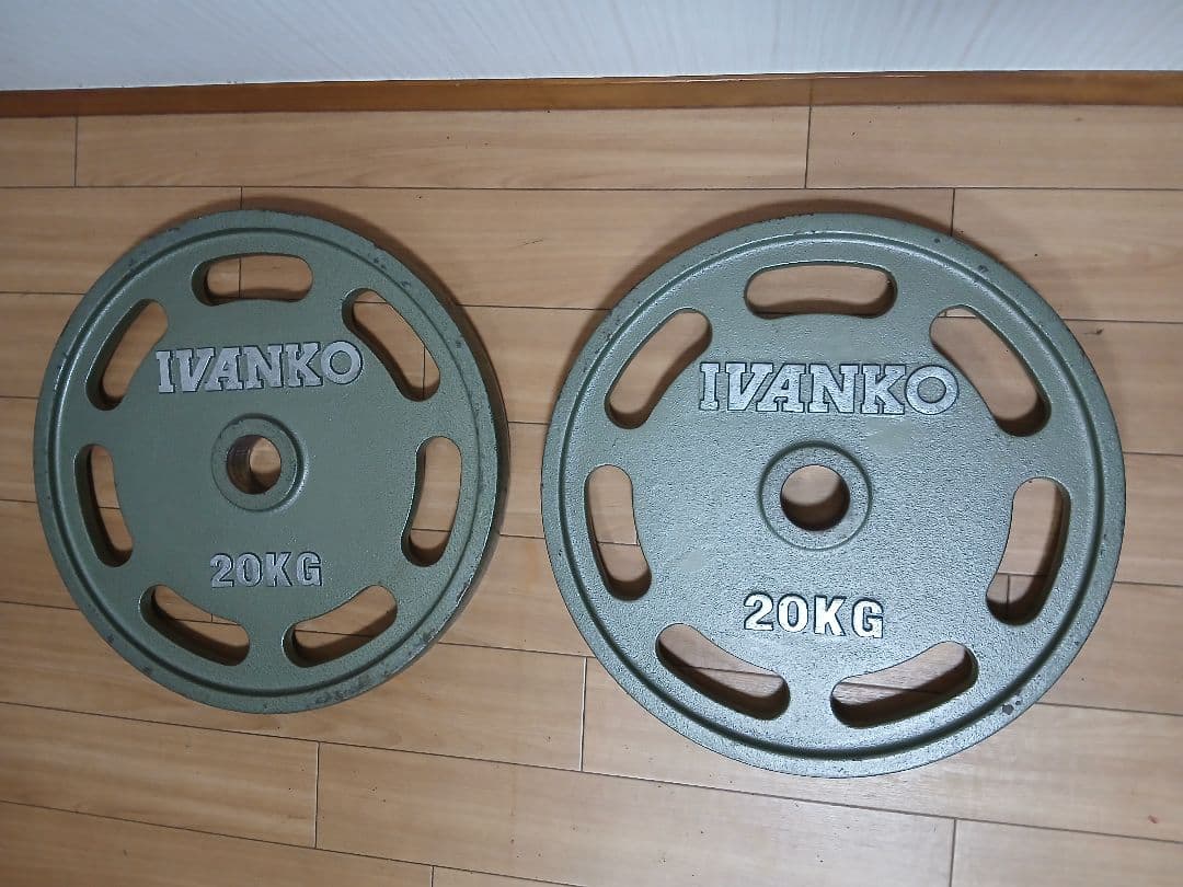 ②IVANKOイヴァンコ ラバープレー20kg x 1枚穴径50mm(同時購入)