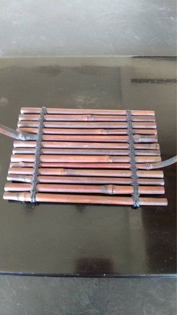 竹細工　茶道具　古道具　竹　花台　そば猪口　古竹