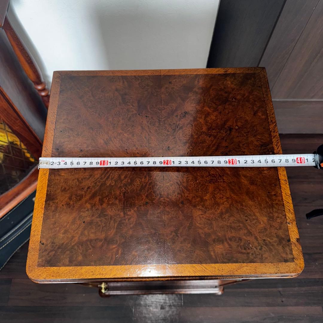 【希少】英国アンティーク サイドキャビネット 電話台 ベッドサイドチェスト