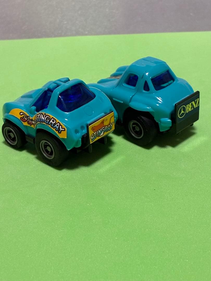 チョロQ、2台セット・ミントグリーン