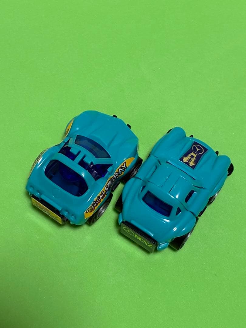 チョロQ、2台セット・ミントグリーン