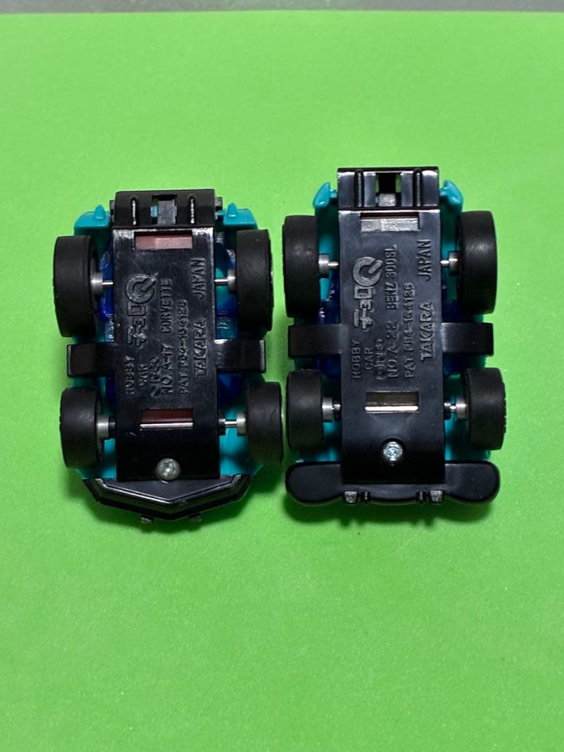 チョロQ、2台セット・ミントグリーン