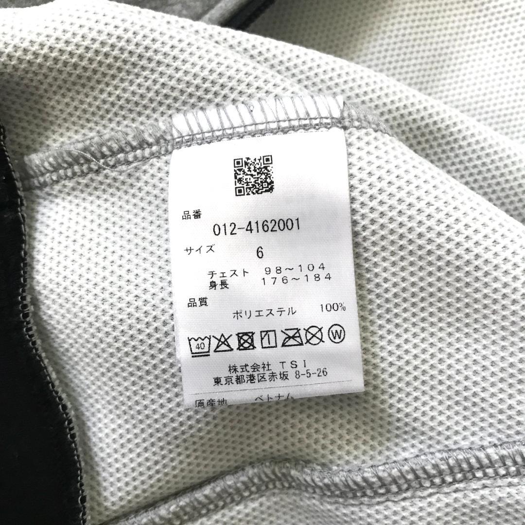 ニューバランス　ゴルフ　フルジップパーカー　 グレー　サイズ6　⑤