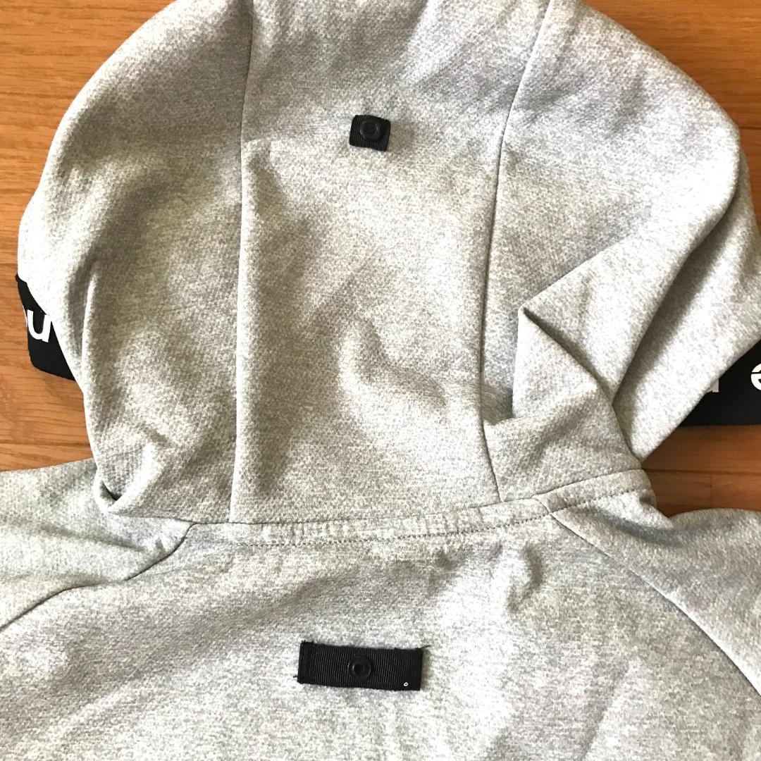 ニューバランス　ゴルフ　フルジップパーカー　 グレー　サイズ6　⑤