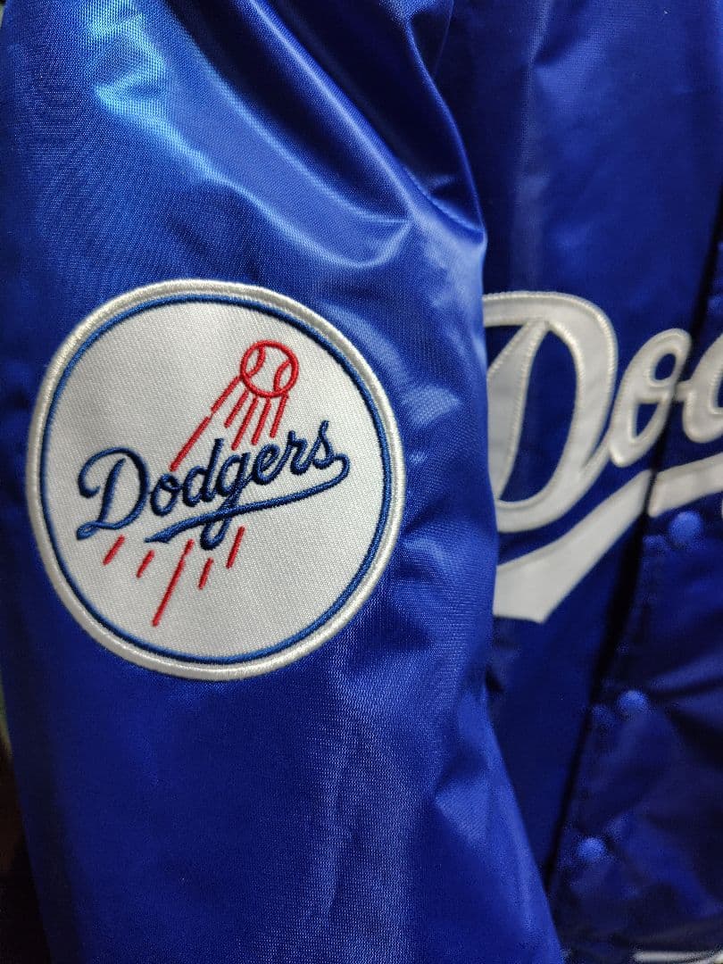 【ともう】MLB ドジャース サテンジャケット