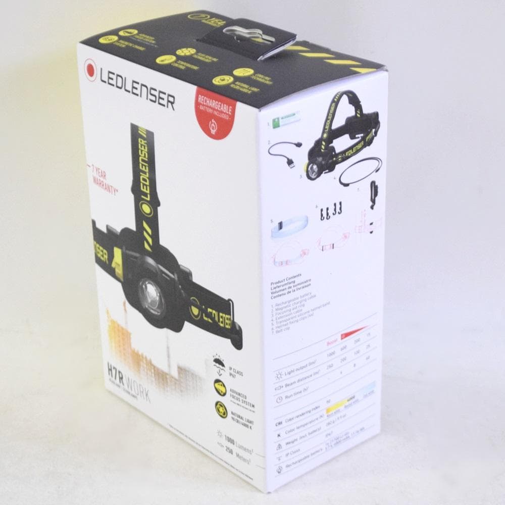 新品 LEDLENSER LEDヘッドライト H7R WORK レッドレンザー