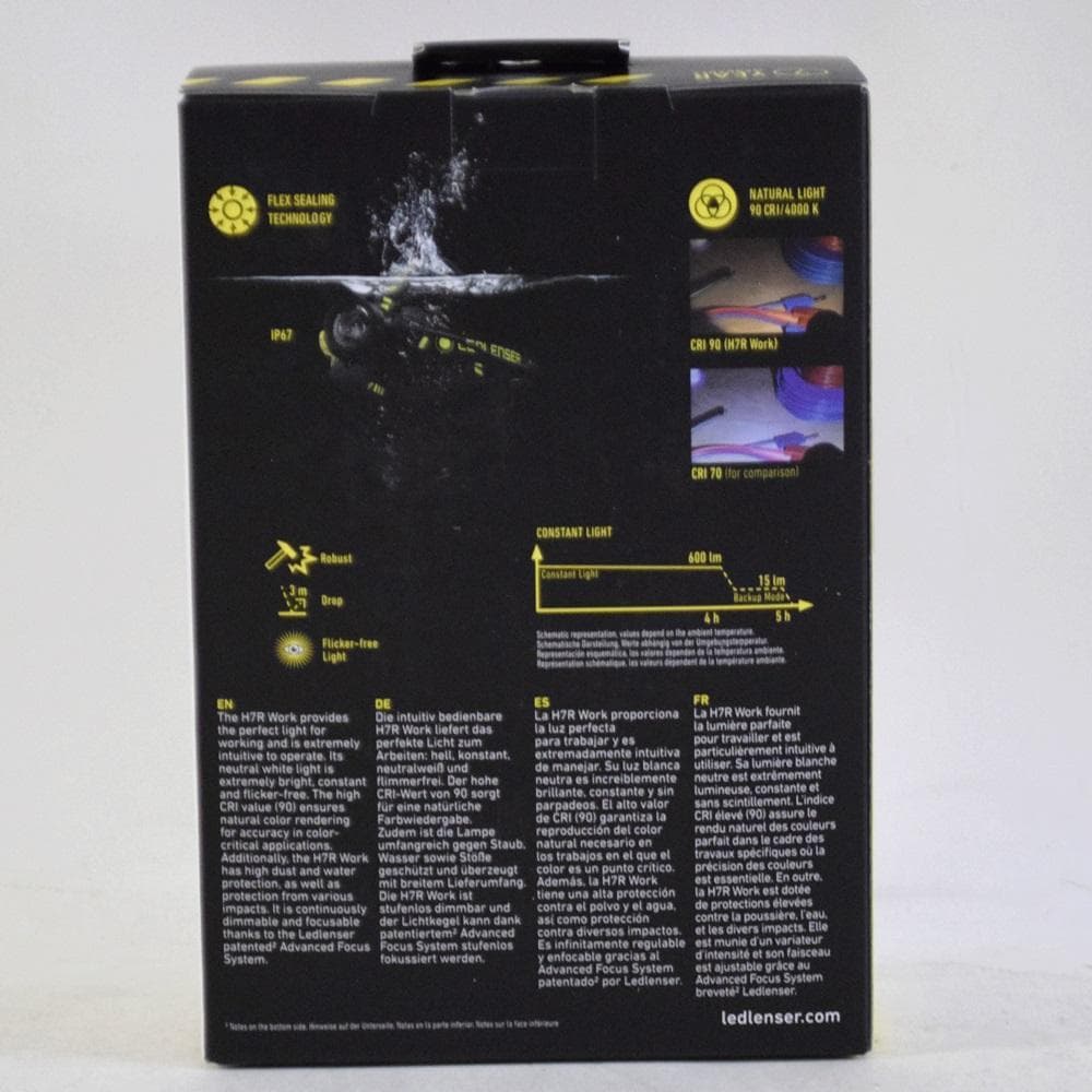 新品 LEDLENSER LEDヘッドライト H7R WORK レッドレンザー