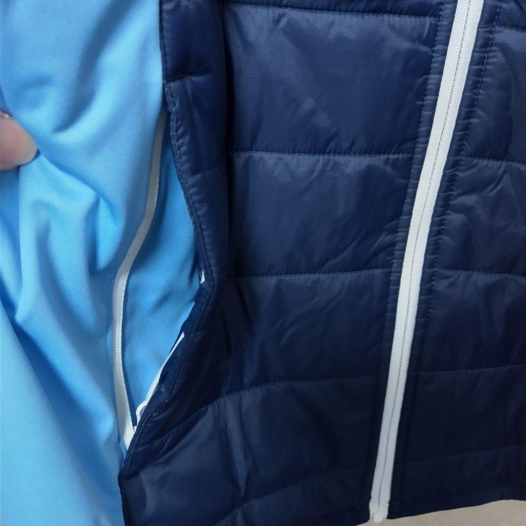 極美品 FJ キルティングジャケット ネイビー/ライトブルー M