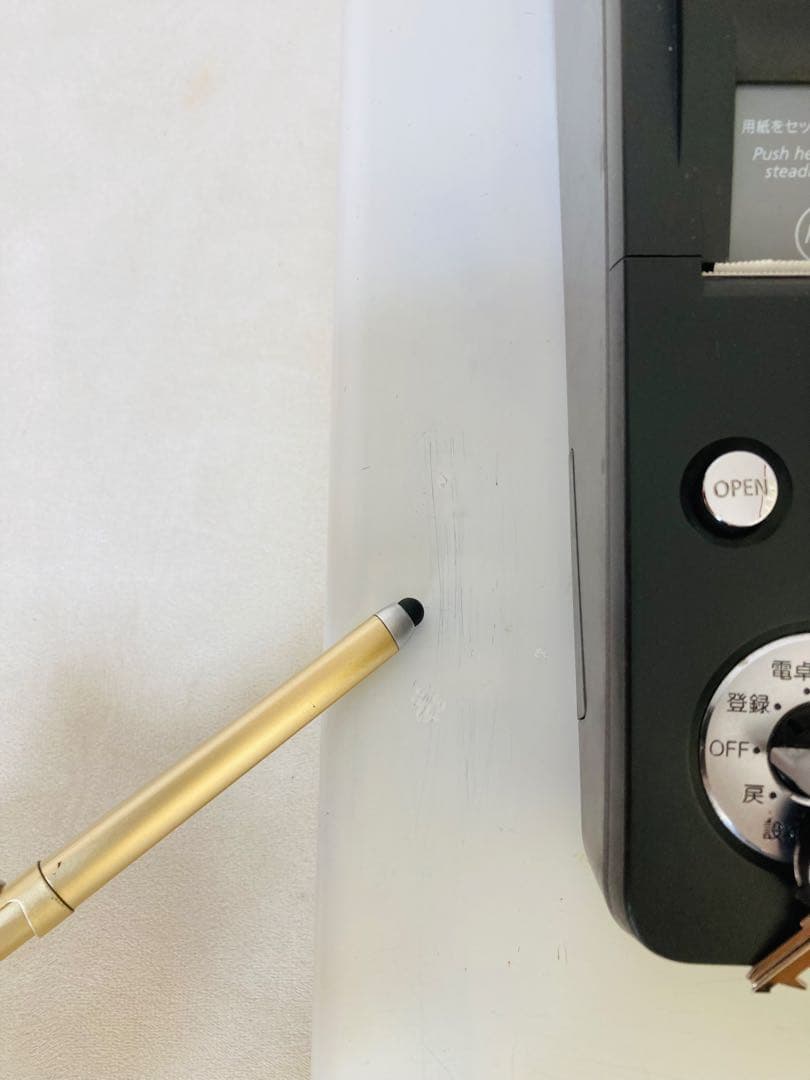 カシオ　CASIO　電子レジスター　レジ　TE-300　TE300　黒色ブラック