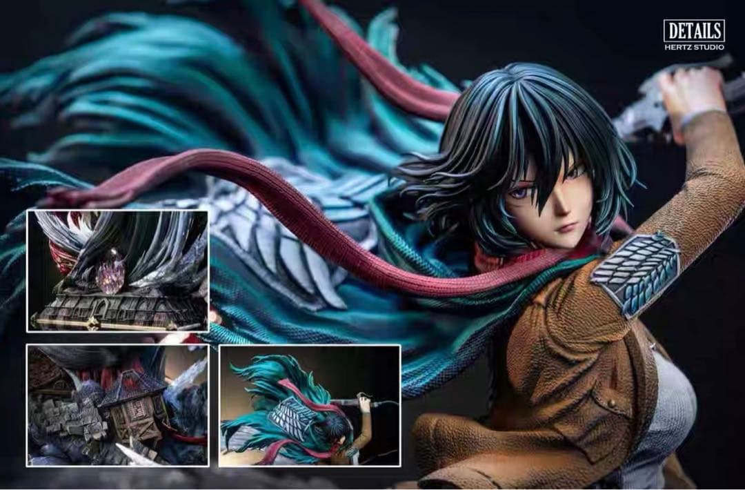 進撃の巨人 ミカサ・アッカーマン フィギュア ガレージキット