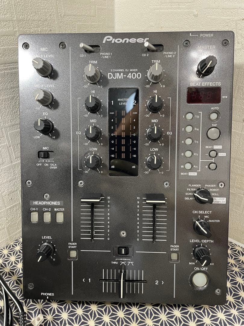 pioneer dj パイオニア　DJM-400 縦横フェーダー内部メンテナンス